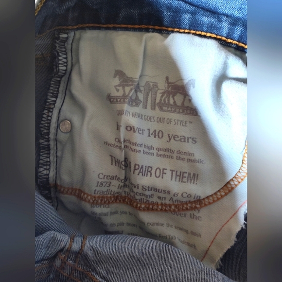 Levi's 502 Men's Denim Blue Jeans 31x32 - Picture 5 of 6